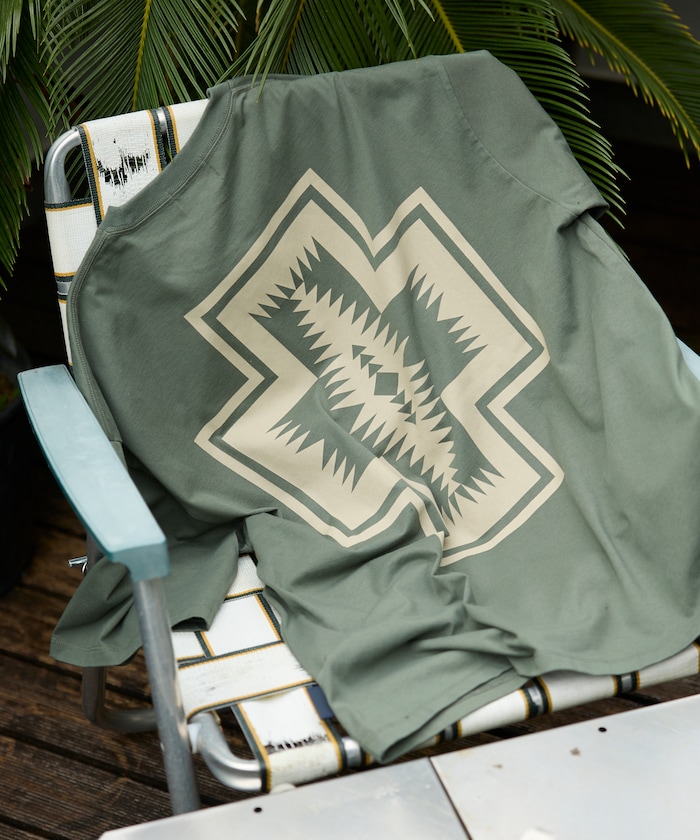 別注 バックプリント クルーネックTシャツ