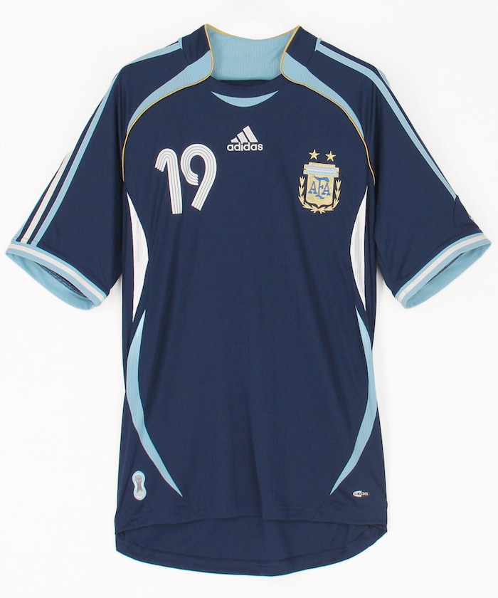 【6月5日12:00販売開始】アルゼンチン代表 2006 アウェイ ユニフォーム メッシ19