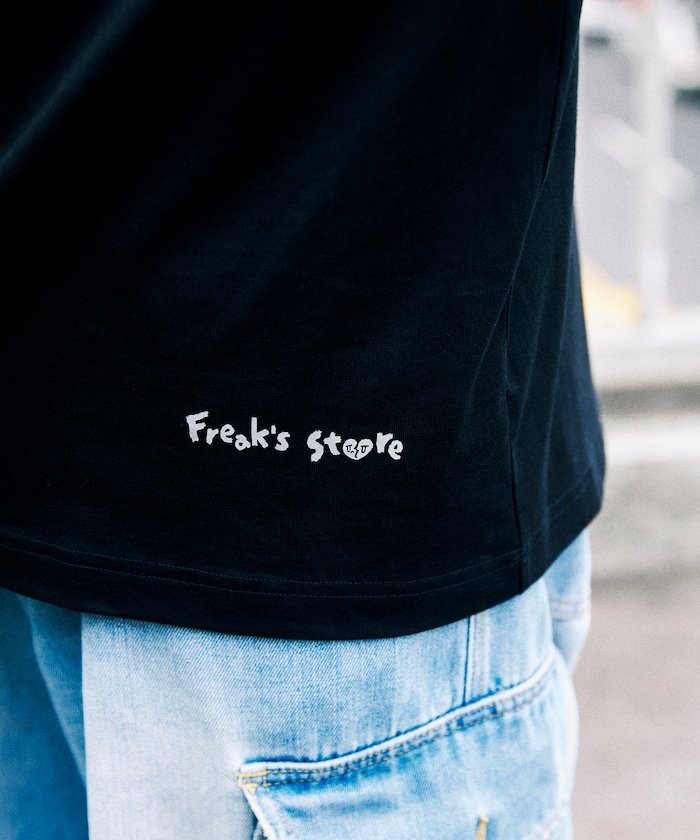 Kurt Wu/heartbroken バックプリント クルーネックTシャツ