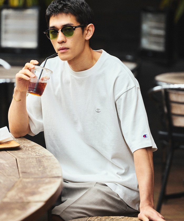 別注 ピグメント ワンポイント Tシャツ