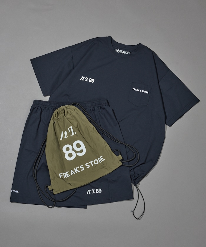 【7月31日 12:00販売開始】ハク。 × FREAK'S STORE ナップサック付き マルチファンクション イージー セットアップ
