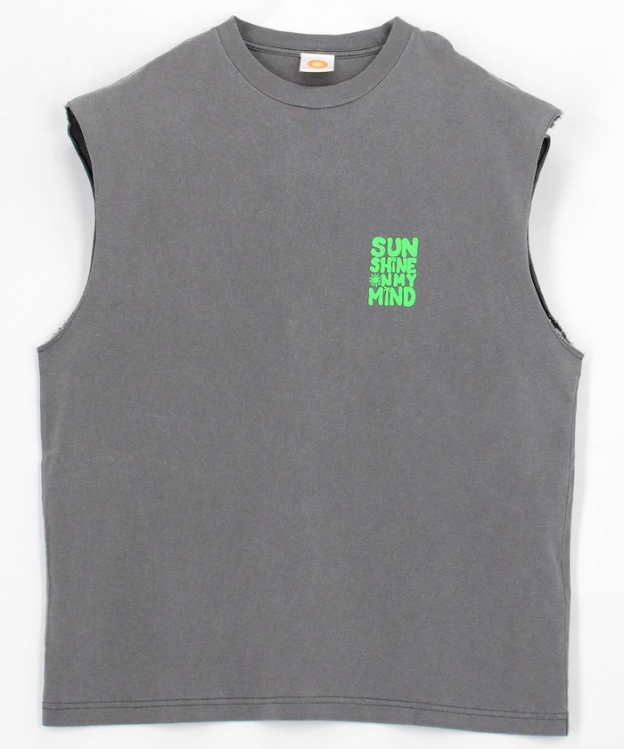 In side out No-Sleeve Tee/インサイドアウト ノースリーブ Tシャツ/リバーシブル