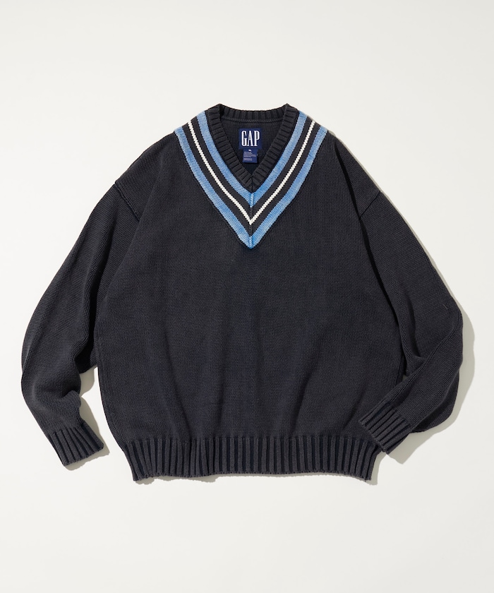 【9月17日12:00販売開始】GAP × FREAK'S STORE SCHOOL CRICKET SWEATER