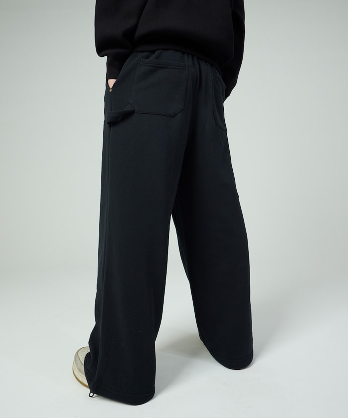 超激レア スウェットダブルニーパンツ 裏原 ストリート FREAK'S STORE/ワイドシルエット ダブルニー スウェットパンツ