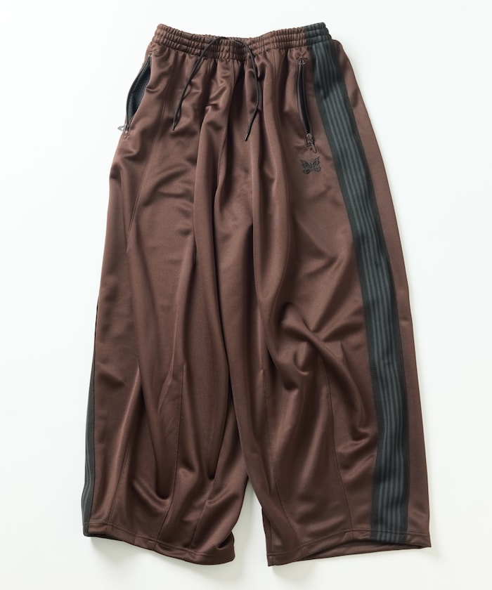 FREAK'S STOREの別注 H.D.TrackPant PolySmooth Brown×Charcoal