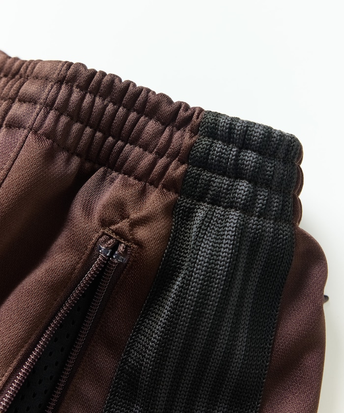Needles/別注 H.D.TrackPant PolySmooth Brown×Charcoal｜Daytona Park
