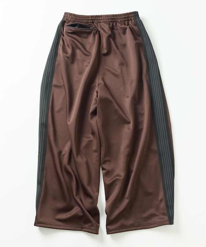 Needles/別注 H.D.TrackPant PolySmooth Brown×Charcoal｜Daytona Park