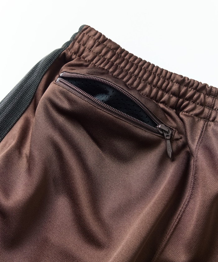 Needles/別注 H.D.TrackPant PolySmooth Brown×Charcoal｜Daytona Park
