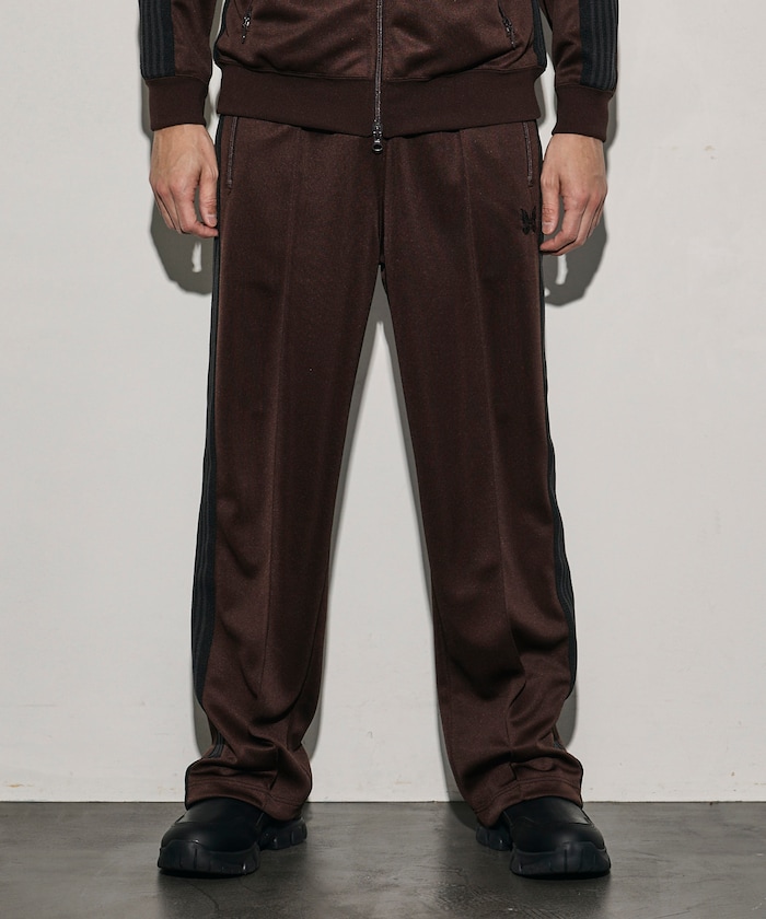 Needles/別注 Track Pant PolySmooth Brown×Charcoal｜Daytona Park