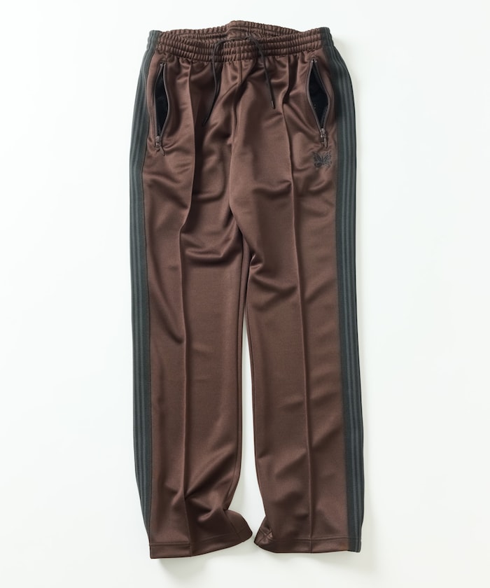 別注 Narrow Track Pant PolySmooth Brown×Charcoal