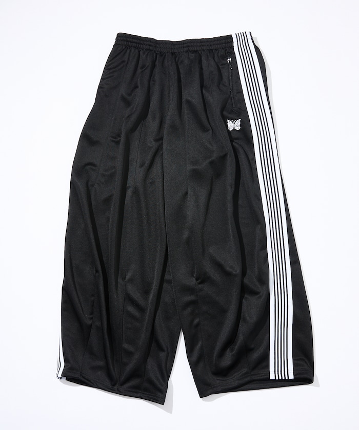 別注 H.D.Track Pant - PolySmooth (ブラックベース×ホワイト)