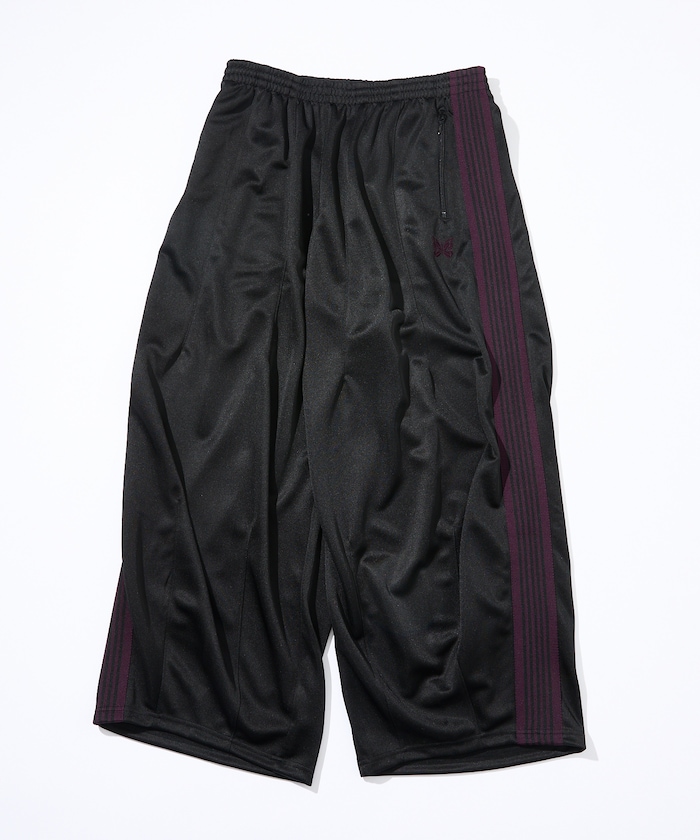 別注 H.D.Track Pant - PolySmooth (ブラックベース×ダークパープル)