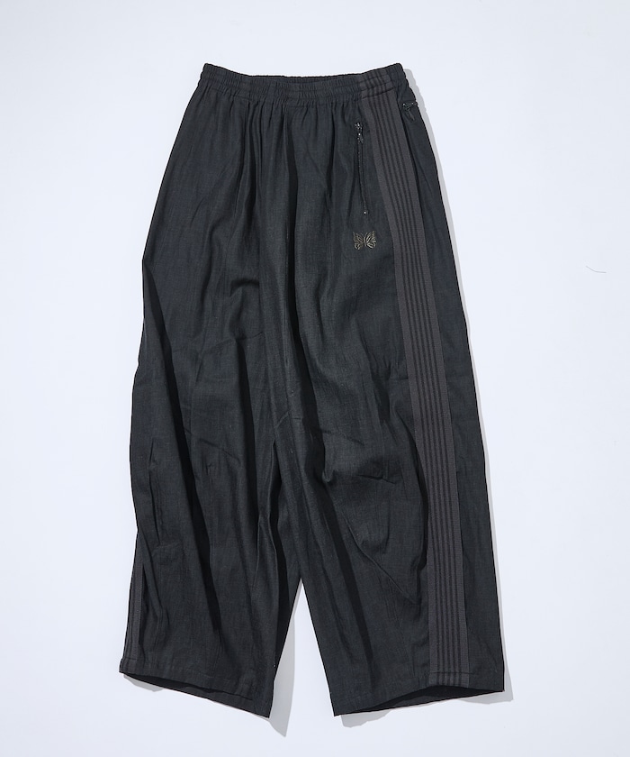 【7月8日 12:00販売開始】別注 H.D.TrackPant - 6oz Denim (ブラックベース×チャコール)
