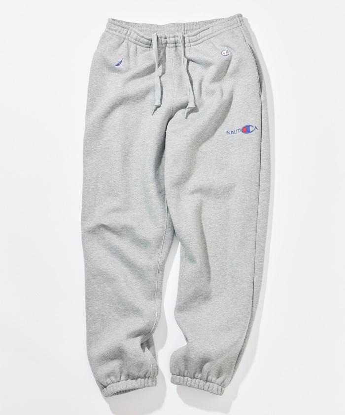 【8月21日 12:00販売開始】 Champion × NAUTICA embroidered sweat pants