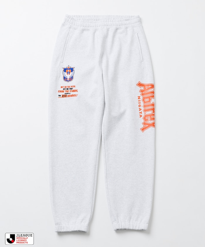 J.LEAGUE × FREAK’S STORE 別注SUPPORTERS SWEAT PANTS【アルビレックス新潟】