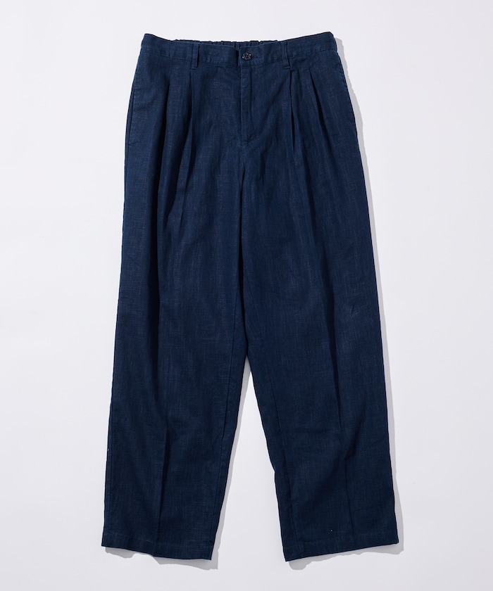 FREAK'S STORE/LINEN COTTON EASY SLACKS【セットアップ対応