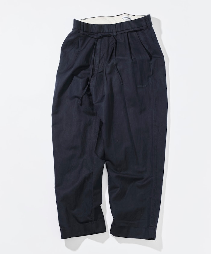 Cotton Linen 2 Tuck Chino Pant