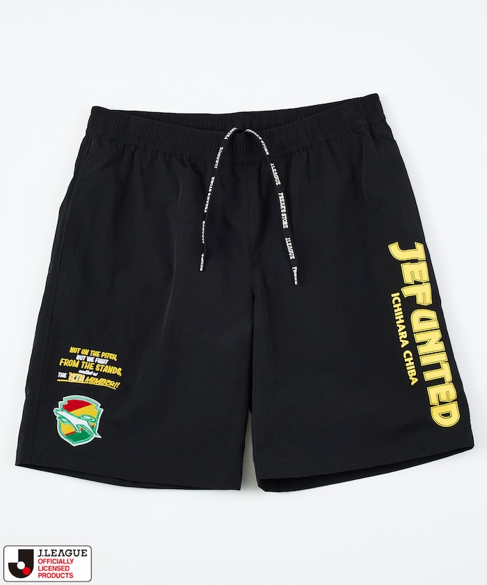 【5月15日 12:00販売開始】J.LEAGUE × FREAK'S STORE 別注 SUPPORTERS NYLON SHORTS 【ジェフユナイテッド千葉】