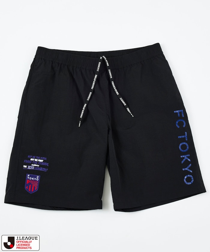 【5月15日 12:00販売開始】J.LEAGUE × FREAK'S STORE 別注 SUPPORTERS NYLON SHORTS 【FC東京】