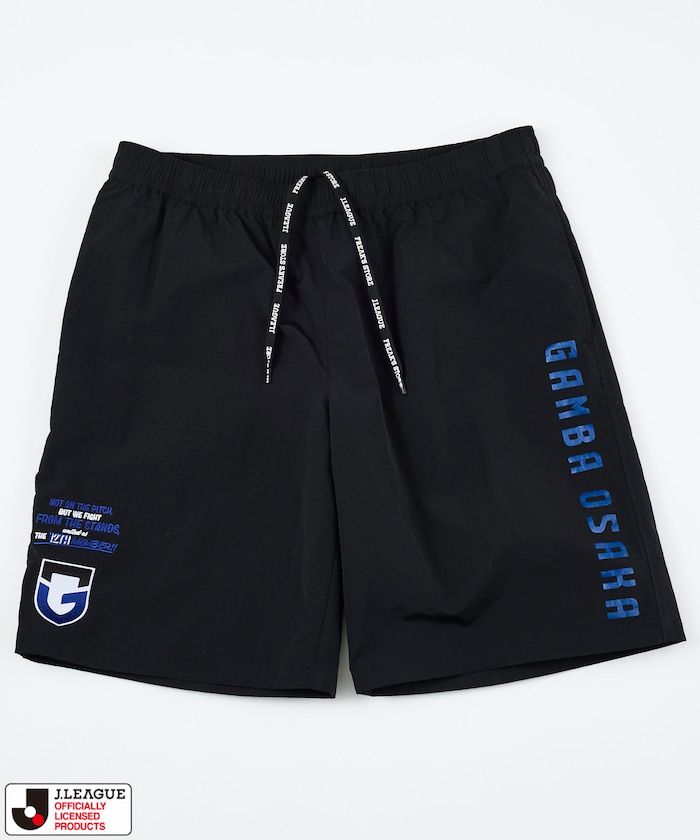 【5月15日 12:00販売開始】J.LEAGUE × FREAK'S STORE 別注 SUPPORTERS NYLON SHORTS 【ガンバ大阪】
