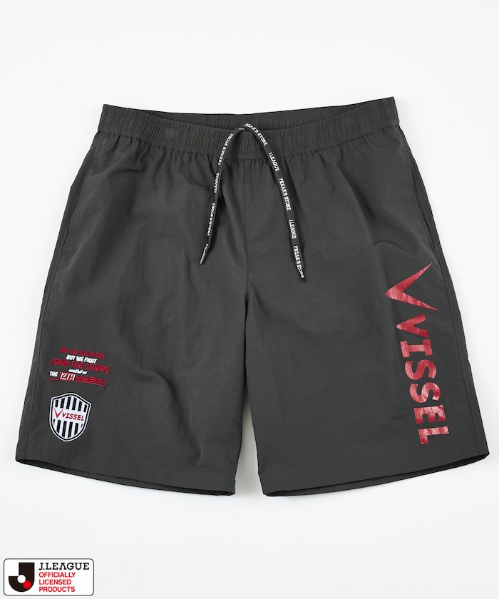 【5月15日 12:00販売開始】J.LEAGUE × FREAK'S STORE 別注 SUPPORTERS NYLON SHORTS 【ヴィッセル神戸】