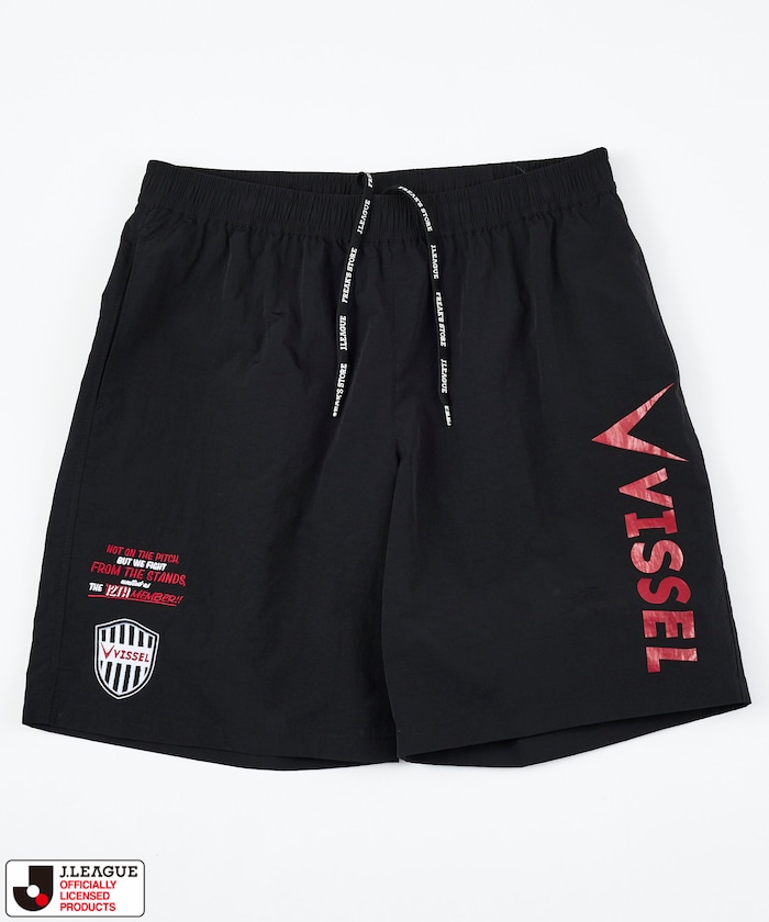 【5月15日 12:00販売開始】J.LEAGUE × FREAK'S STORE 別注 SUPPORTERS NYLON SHORTS 【ヴィッセル神戸】