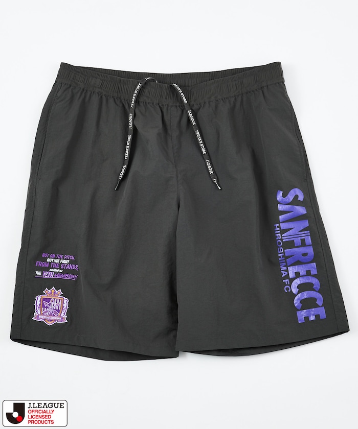 【5月15日 12:00販売開始】J.LEAGUE × FREAK'S STORE 別注 SUPPORTERS NYLON SHORTS 【サンフレッチェ広島】