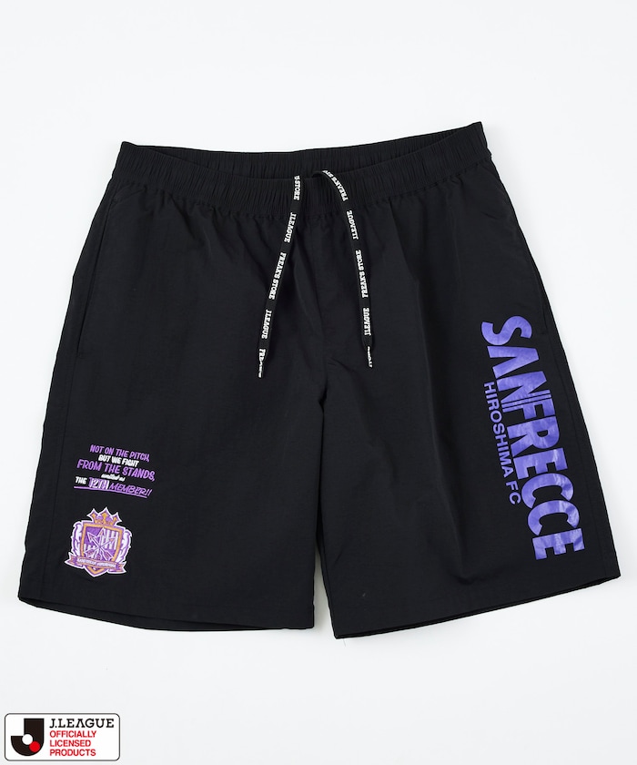 【5月15日 12:00販売開始】J.LEAGUE × FREAK'S STORE 別注 SUPPORTERS NYLON SHORTS 【サンフレッチェ広島】