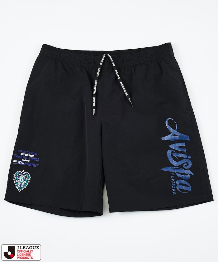 【5月15日 12:00販売開始】J.LEAGUE × FREAK'S STORE 別注 SUPPORTERS NYLON SHORTS 【アビスパ福岡】