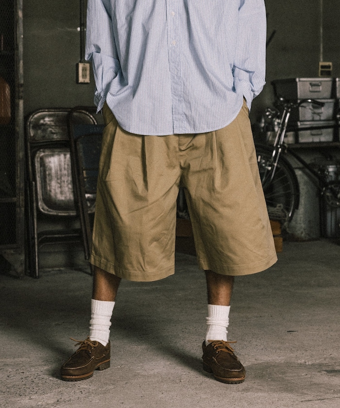 RED KAP × FREAK'S STORE / レッドキャップ別注 2TUCK WIDE BAGGY SHORTS