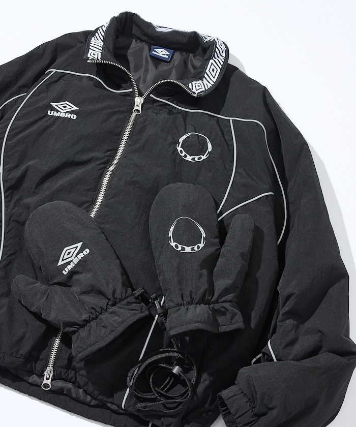【8月14日 12:00販売開始】UMBRO × ONE OR EIGHT パディング ナイロン トラックジャケット/ミトン付き