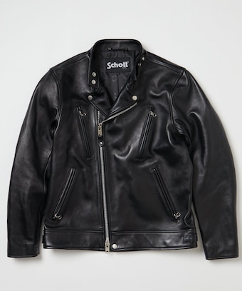 ユナイテッドトウキョウ 根強い フェイクレザーセミダブルライダース  