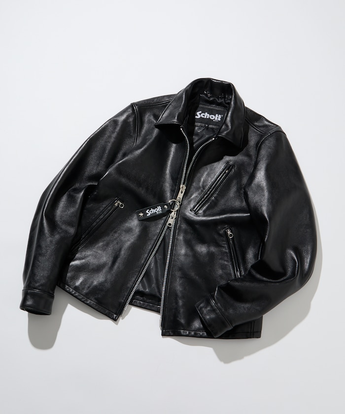 Schott × FREAK'S STORE 別注 シープレザー トラッカージャケット