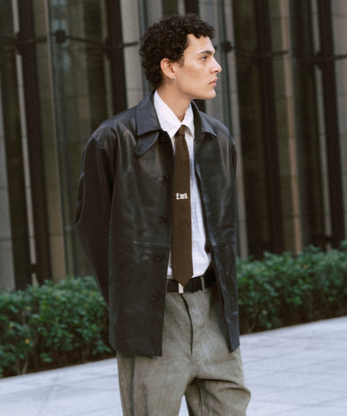 FREAK'S STORE/Calf Leather ミニマル カーコート｜Daytona Park