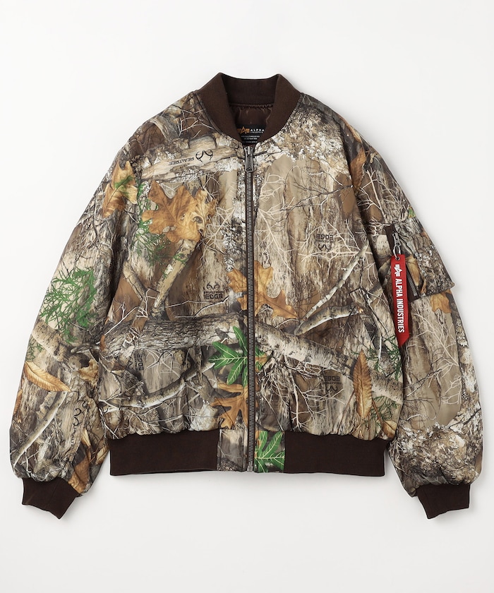 OXFORD CAMO MA-1 RELAXED FIT FLIGHT JACKET