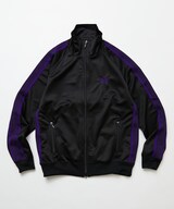 Needles/別注 Track Jacket PolySmooth Black×Purple｜Daytona Park  