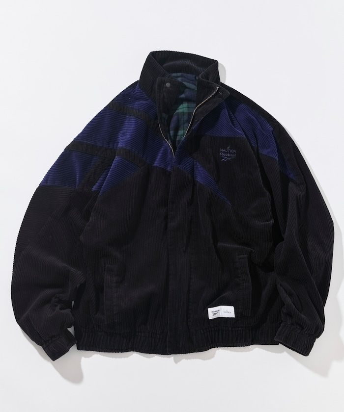 【10月9日12:00販売開始】Reebok × NAUTICA ダブルネーム コーデュロイブルゾン/トラックトップ