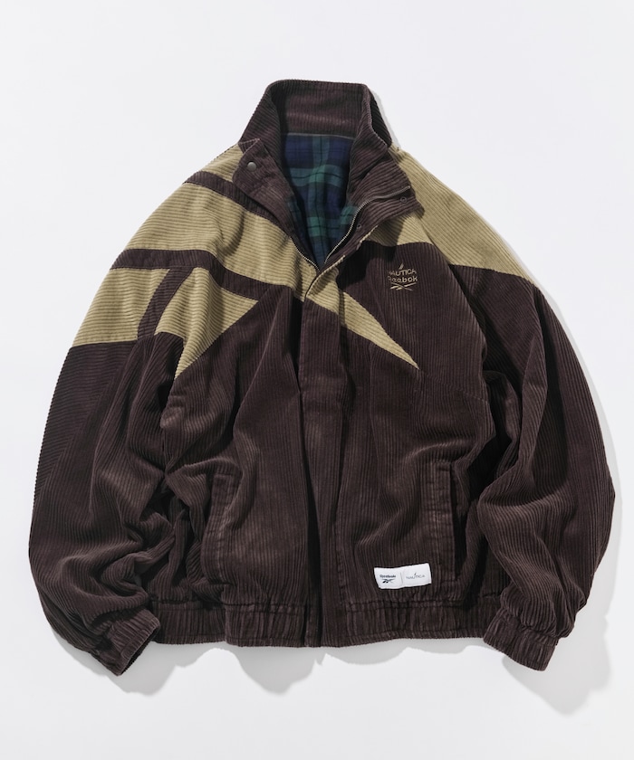 【10月9日12:00販売開始】Reebok × NAUTICA ダブルネーム コーデュロイブルゾン/トラックトップ