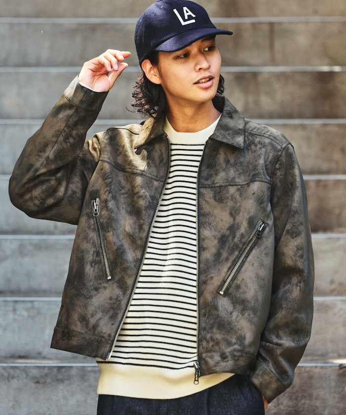 freak's storeラムライダースジャケット freak's store ラムレザー ダブルライダース