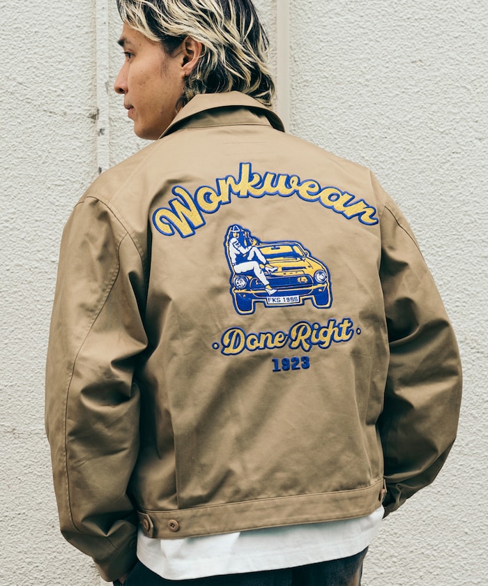 RED KAP/別注 SMU JK-22 Work Zip Embroidery TWILL JACKET｜Daytona 
