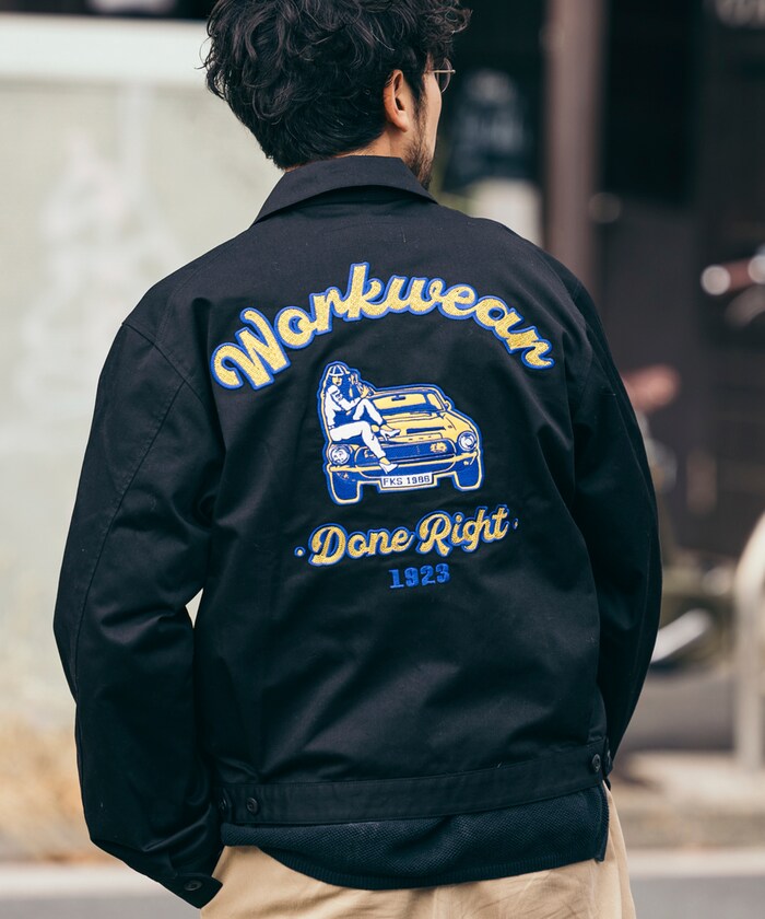 RED KAP/別注 SMU JK-22 Work Zip Embroidery TWILL JACKET｜Daytona 