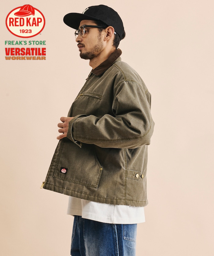 RED KAP × FREAK'S STORE 別注 DUCK ZIP UP PADDED ZIP JACKET