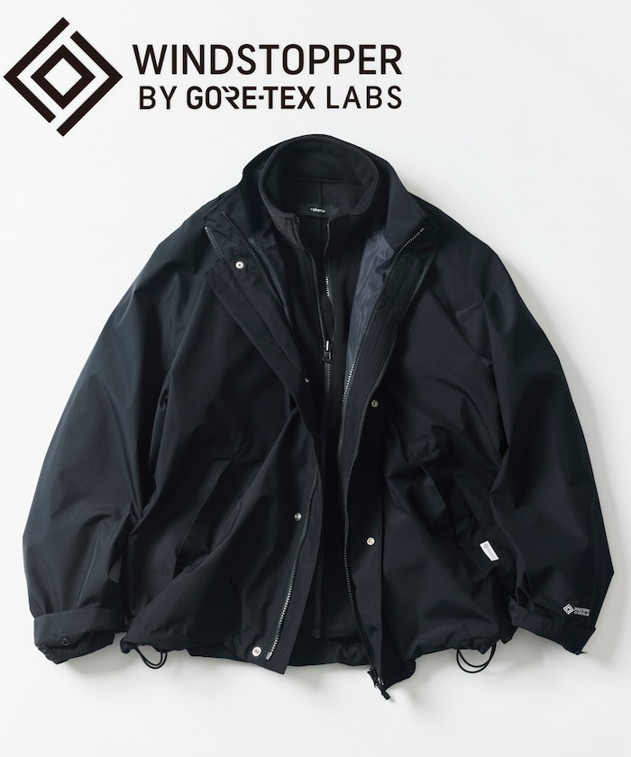 +phenix × FREAK'S STORE 別注 GORE-TEX WINDSTOPPER 3WAY HARRINGTON JACKET
