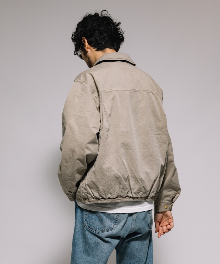 【極美品】McGREGOR サファリジャケット サイドアジャスター L 麻100 McGREGOR NYLON JACKET 「ANTI-FREEZE、44」｜SAFARI サファリ
