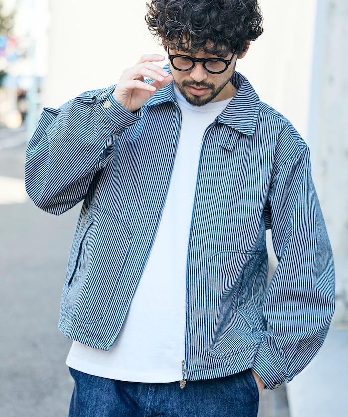 別注 デニム ドリズラージャケット