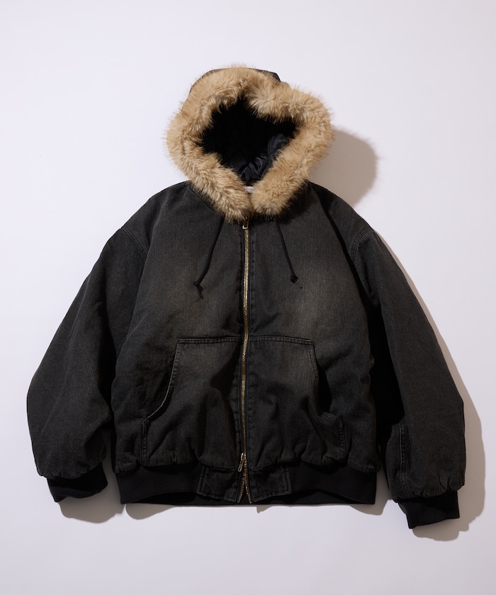 FREAK'S STORE/【ファー脱着可能】 2way フェイクファー ジップアップ