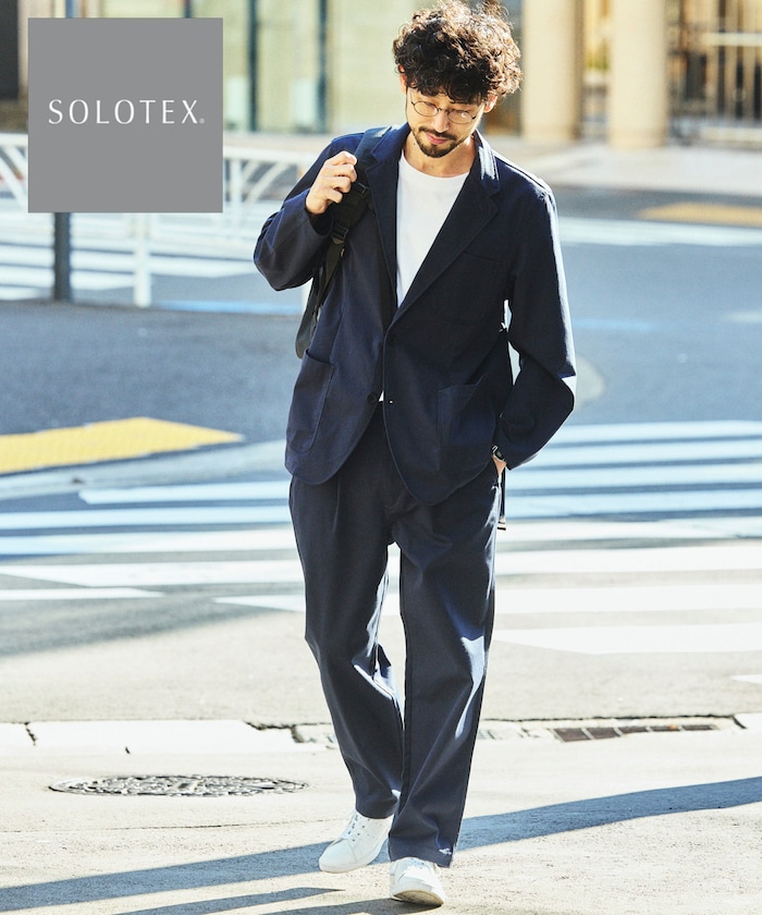 リラックスフィット 2Bジャケット セットアップ Fabric by SOLOTEX(R)