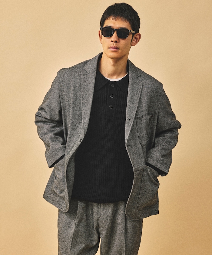 Freak's store × Harris Tweed セットアップ Mサイズ RED KAP/RED KAP × FREAK'S STORE 別注 SMU KP-10 リラックスフィット