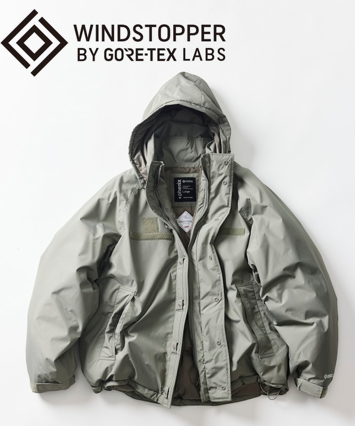 +phenix × FREAK'S STORE 別注 GORE-TEX WINDSTOPPER DOWN JACET LEVEL7