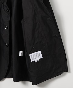 Bedford Jacket CP Weather Poplin RV137: Charcoal Bedford Jacket CP Weather Poplin RV137: Charcoal